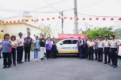 沙鹿公明里巡邏車老舊中市府補助添購新車提升里隊巡守戰力