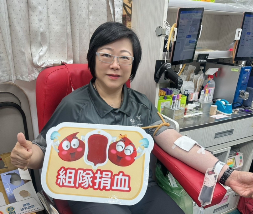 慶祝警察節  新竹縣警局挽袖捐熱血