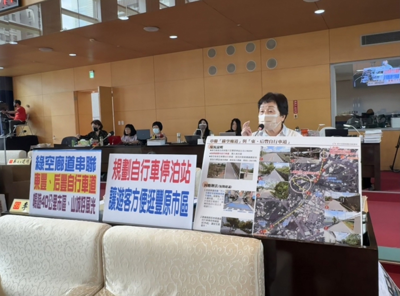 國民黨台中市議員張瀞分關切豐原地區各項重大建設及托育安全問題