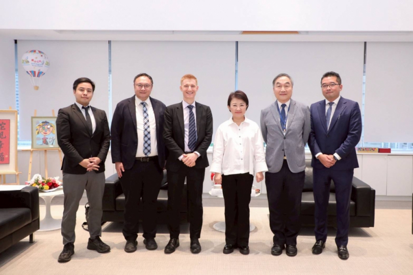 美國華府智庫傳統基金會研究員孔明尚拜會 盧市長盼深化合作交流