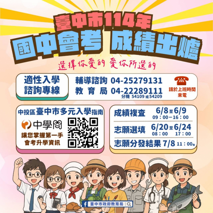 全國首創！中市教育局建置升學指南網站 協助學生掌握多元入學資訊