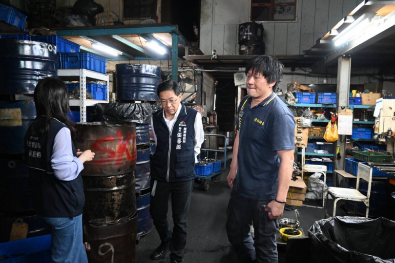 「連瑜鏈條」深耕台中放眼世界   經發局長張峯源肯定創新成果：助新廠儘早落成啟用