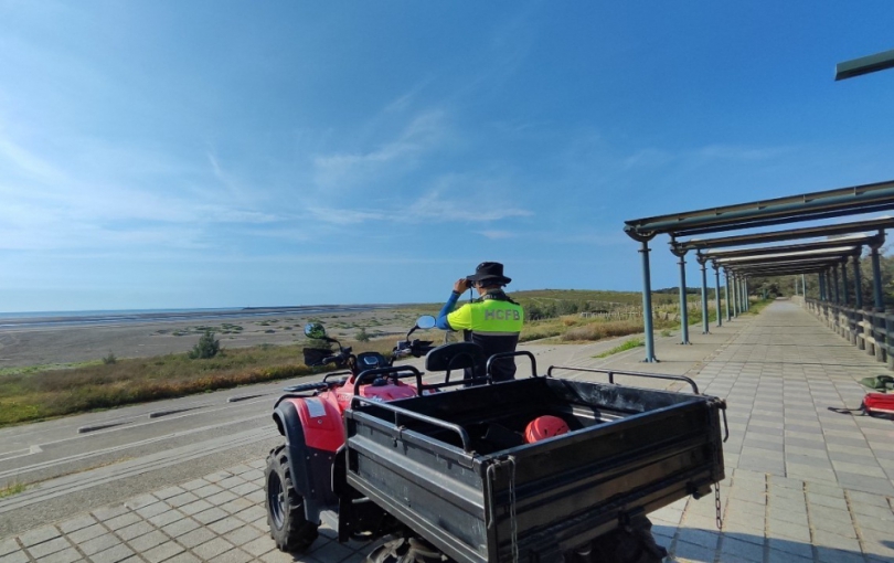 炎夏戲水零意外！新竹市消防局防溺宣導到校 水域巡邏到點