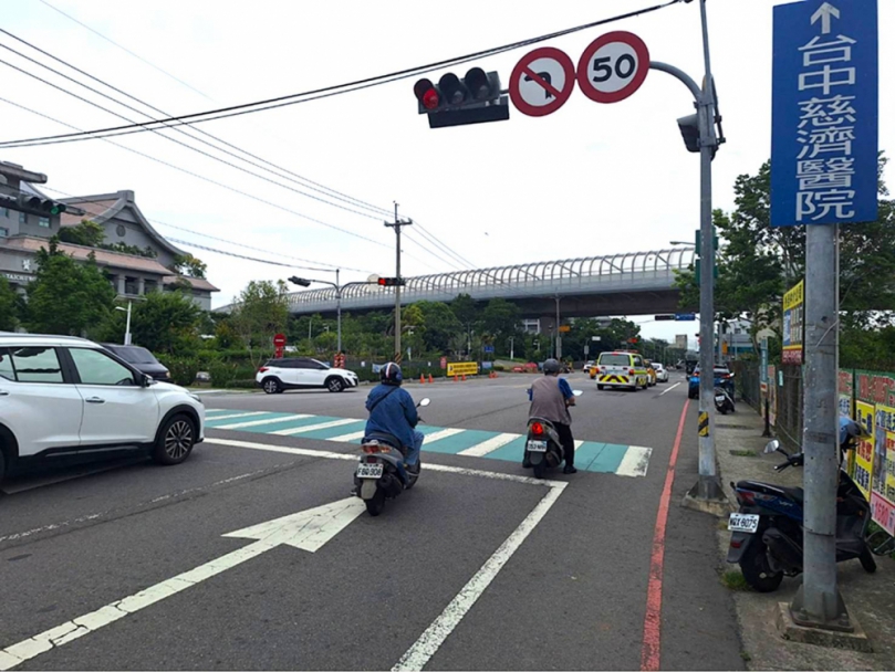 左轉不塞車！中市潭子區豐興路號誌優化 慈濟醫院前車流更順暢