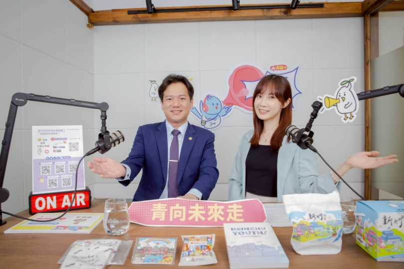 新竹市《WOW大風吹》開播   邱臣遠暢談青年發展與市政建設