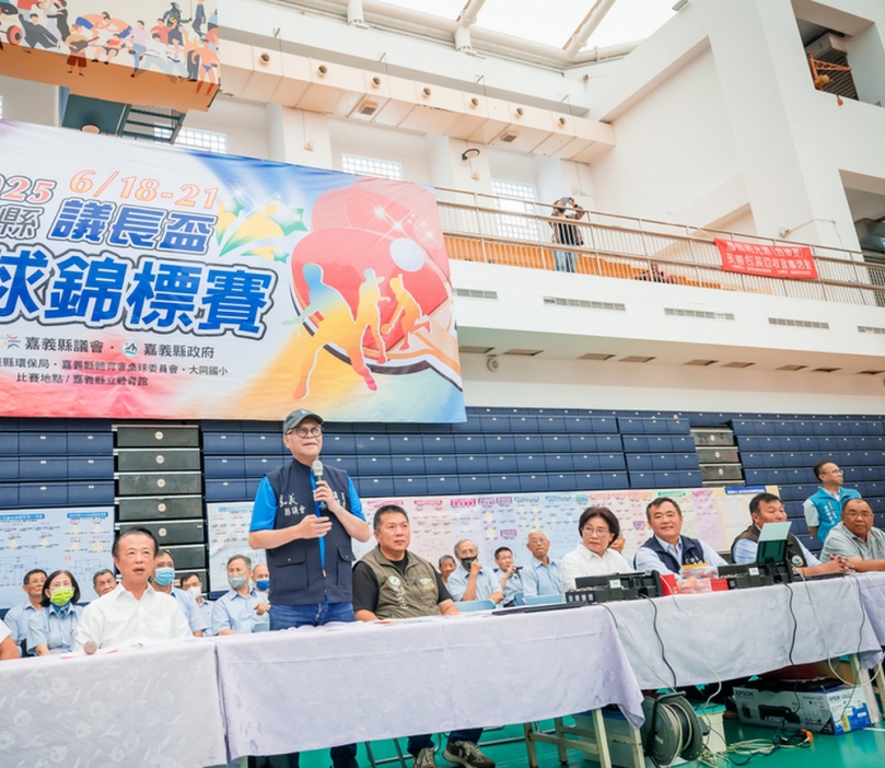 嘉義縣議會年度盛會議長盃桌球賽開打 提昇桌球選手競賽能力