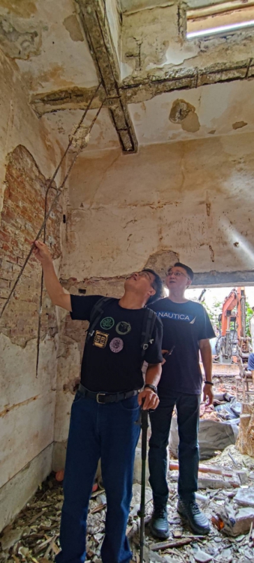 中區驚現神祕老建築　議員王立任第一時間通報文化局要求儘速會勘釐清歷史價值