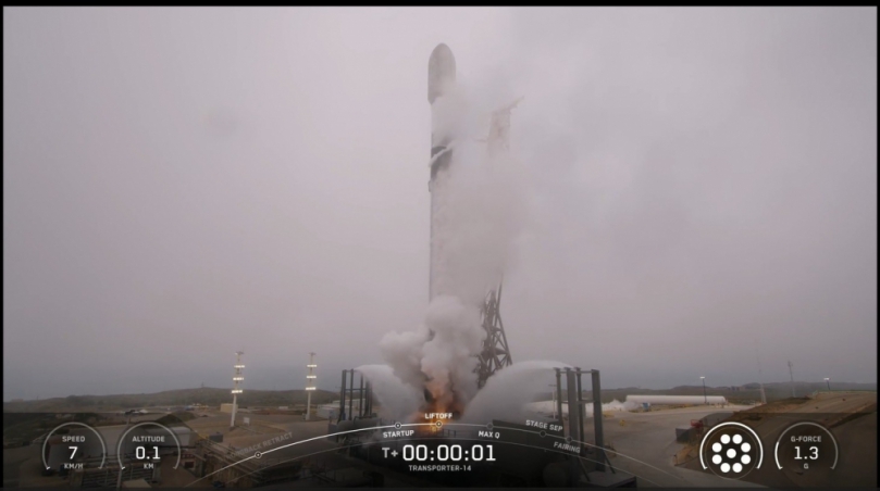 國家太空中心TASA自製立方衛星山雀T2   美國范登堡空軍基地升空