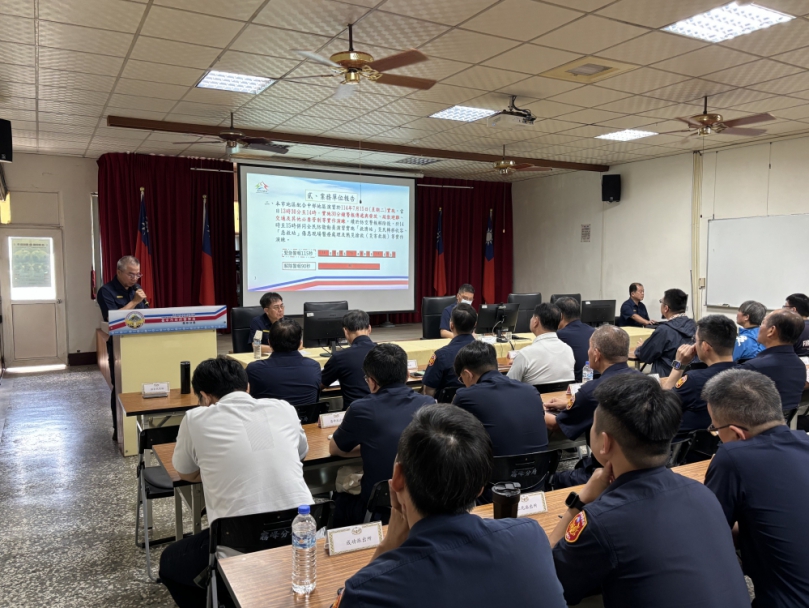 強化民眾防空警覺  霧峰分局召開2025城鎮韌性（防空）演習協調會  強化民眾防空警覺