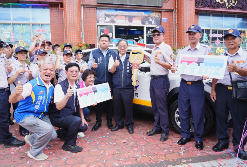 巡守力大躍進！中市府補助神岡區汰換3輛巡邏車  民政局長吳世瑋：提升巡邏安全性