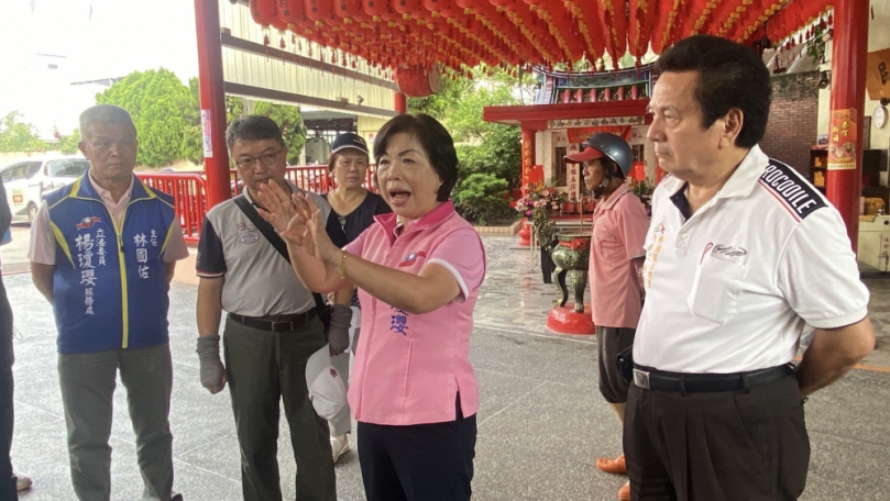 神岡農民沒水灌田「半夜搶水」  立委楊瓊瓔促速清淤維持水路暢通