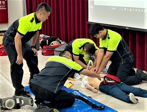 新竹市261救護人員參與「中級救護技術員教育訓練」   市民生命更有保障