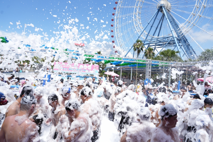 粉紅泡泡趴嗨翻全場  麗寶樂園打造親子最愛夏日派對