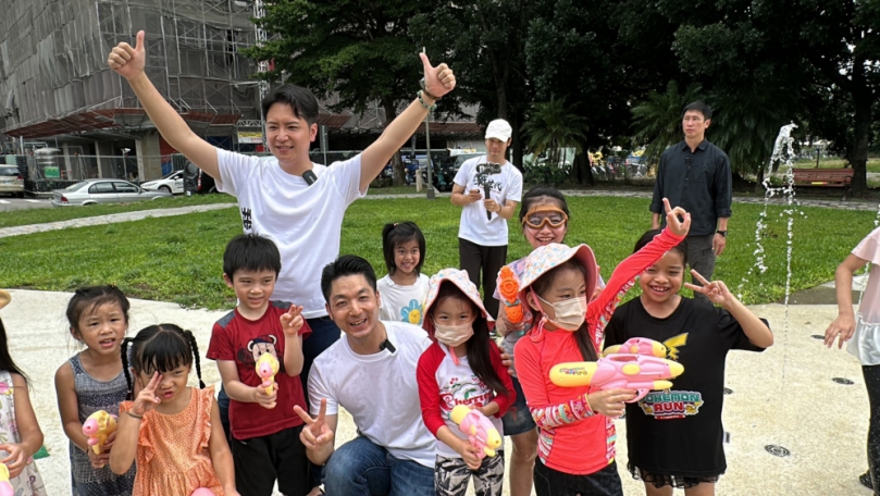清涼一夏！國民黨立委羅廷瑋攜手台北市長蔣萬安開箱台中首座水主題公園　干城水公園打造親子共融新地標