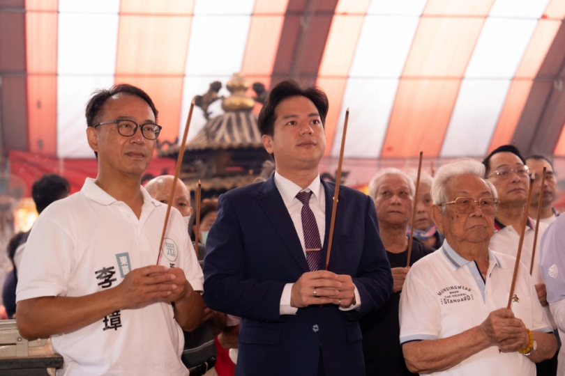 觀世音菩薩得道紀念日   邱臣遠赴兩大寺廟為民祈福