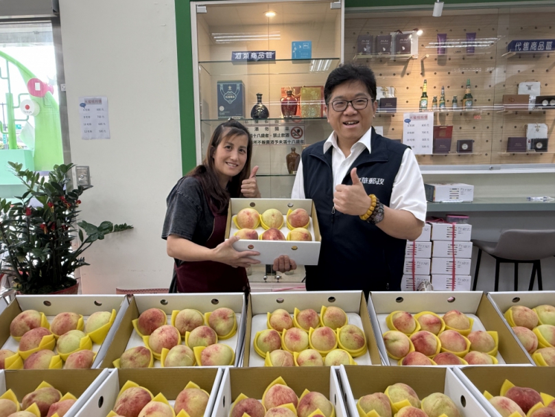服務社區   協助小農   新竹郵局水蜜桃6銷售平台開賣！