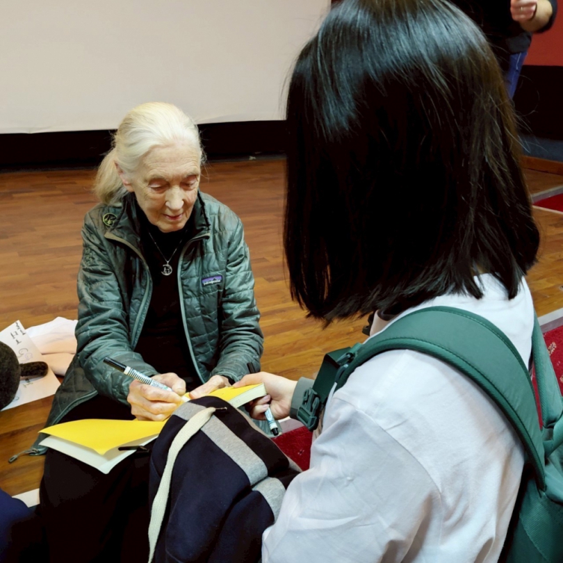 明道學子跨越加州與坦尚尼亞，響應珍古德博士推動永續計畫，向全球發聲