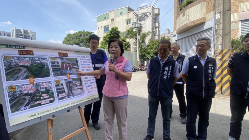 才隔50公尺竟要繞道1.5公里  立委楊瓊瓔促年底打通潭子北屯捷徑