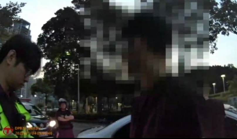 男子酒駕聞笛示意受檢   慌張連撞六車戛然停下