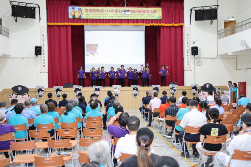 全縣114年社區治安研習觀摩在營南社區登場