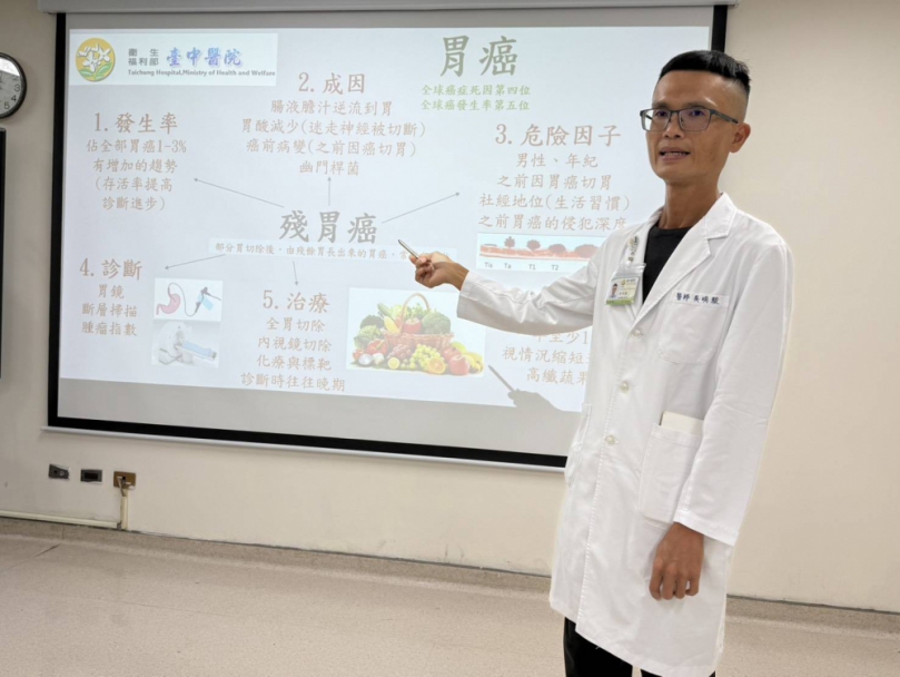 上腹痛兩個月發現胃癌　切胃手術後不到一年又見「殘胃癌」