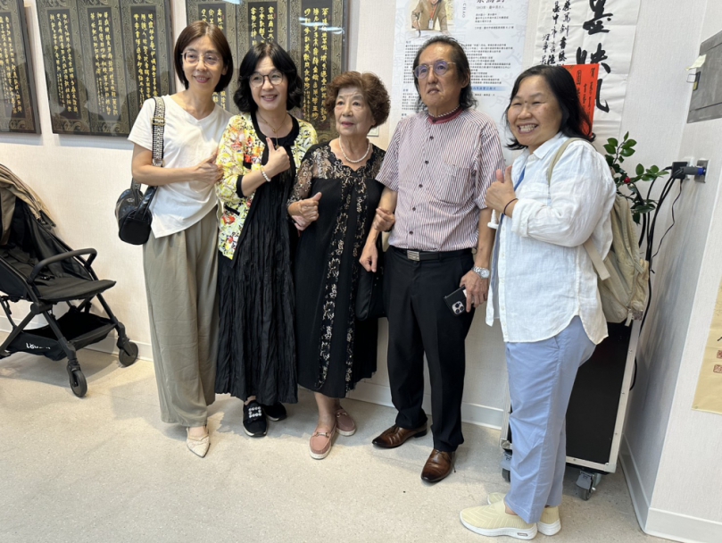 名書法家蔡篤釗「書藝創作展」開幕儀式書法界人士齊聚祝賀