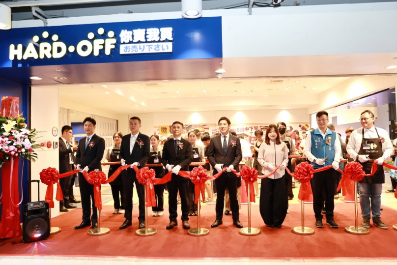 日本最大二手連鎖品牌 HARD OFF 南投店開幕 許縣長到場支持