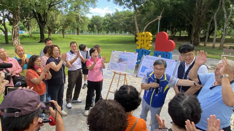 台中唯一萬坪綠帶市民活動中心   楊瓊瓔、賴朝國爭取3700萬到位