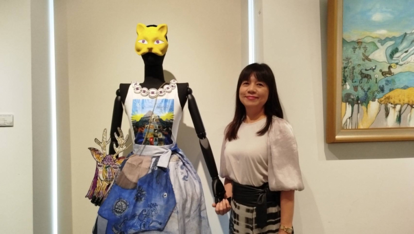 國際藝術家熊妤「平衡」與「拼貼」個展   新竹縣文化局精彩展出