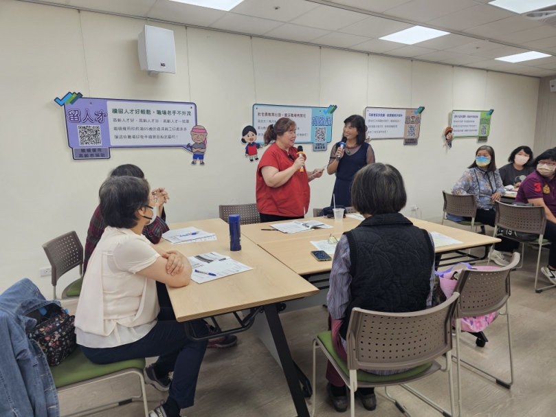 雲嘉南分署溫馨中高齡職場再出發 職能體驗課程助攻銀髮就業力