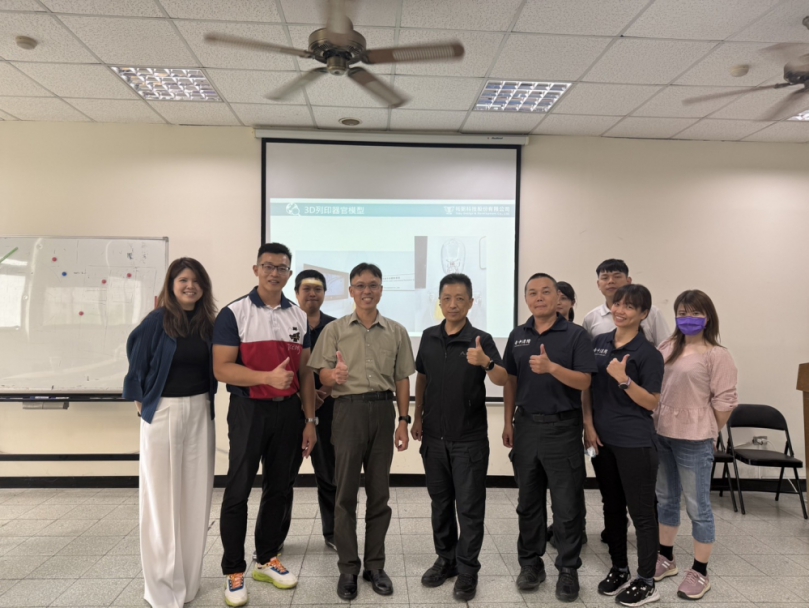 中市消防局邀3D列印醫學專家交流  激盪救護教育新思維