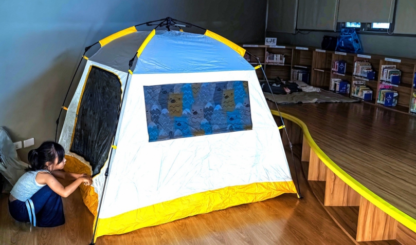 親子夜宿圖書館超好玩！　雲林閱讀月打造最美共讀時光