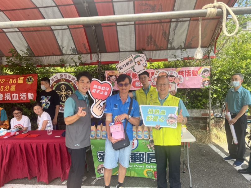 公益之路   新竹郵局、台灣郵政協會形影不離   吳進益：本來就是一家人！