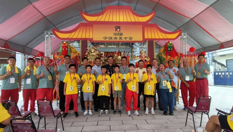 豐原大湳慈興宮首辦「守護者傳說營」青少年親身體驗神將文化、反毒宣導與CPR技能