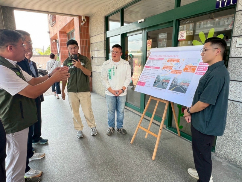 蔡其昌、施志昌爭取一億七千萬啟動大甲區多處道路改善工程