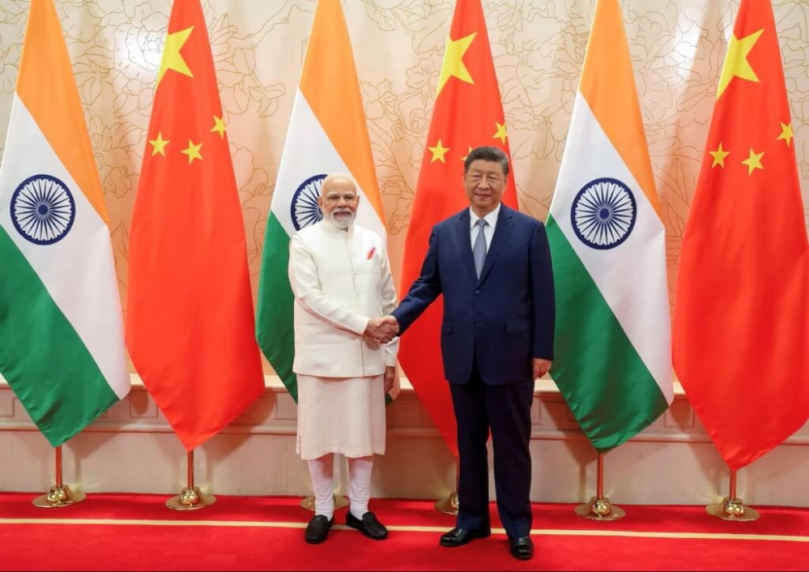 上合組織天津峰會  習近平會見印度總理莫迪