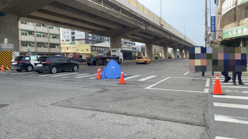 中市梧棲區港埠路一段與文昌路口發生一起死亡車禍