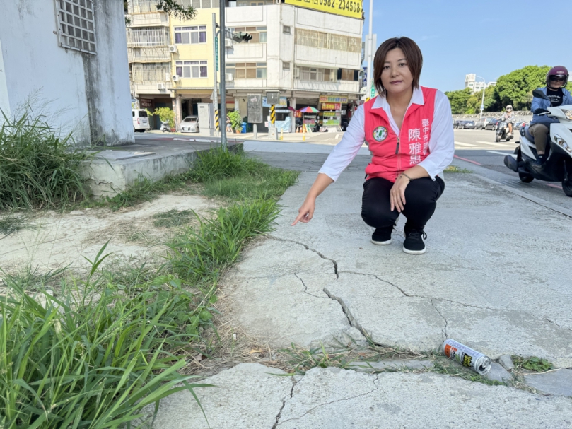 台中半年99件國賠案　坑洞、路樹最常出事　民進黨議員陳雅惠促積極改善  建設局：積極巡檢維護並導入AI檢測 道路品質連年獲交通界奧斯卡獎「金路獎」連霸肯定