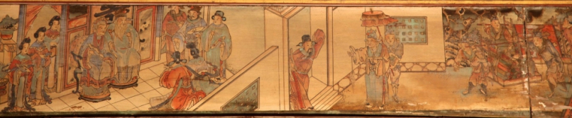 臺中市大甲梁宅瑞蓮堂彩繪調查研究及修護設計規劃  百年古蹟探賾索隱文化資產再現 日治彩繪精華守護臺灣彩繪史