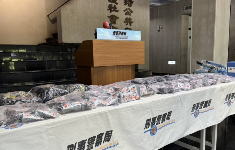 二男子三合院製造分裝    警方查抄二千餘包毒品