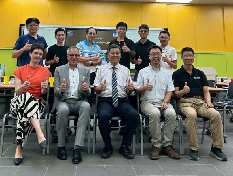 台德教育交流新篇章   德國大學校長參訪中市電動車技術教學中心