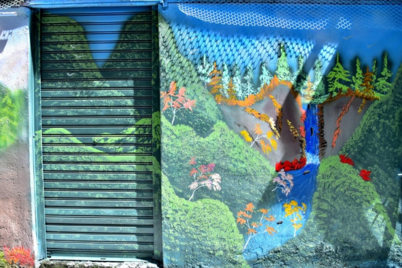 後巷變彩繪秘境！中市水利局推動污水接管結合環境美化