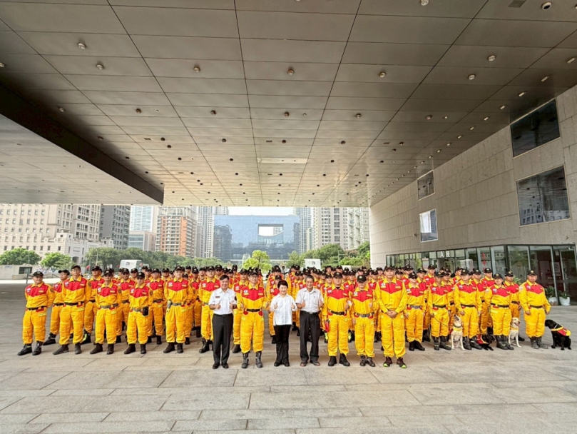 支援花蓮救災歸來即投入評測！臺中特搜隊挑戰重型認證  市長勉勵提升城市救援量能 守護市民優先