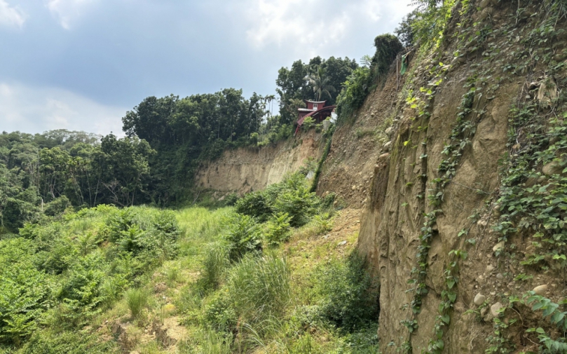 凱米颱風重創林內坪頂村崩塌　邊坡整治工程明年11月發包施工