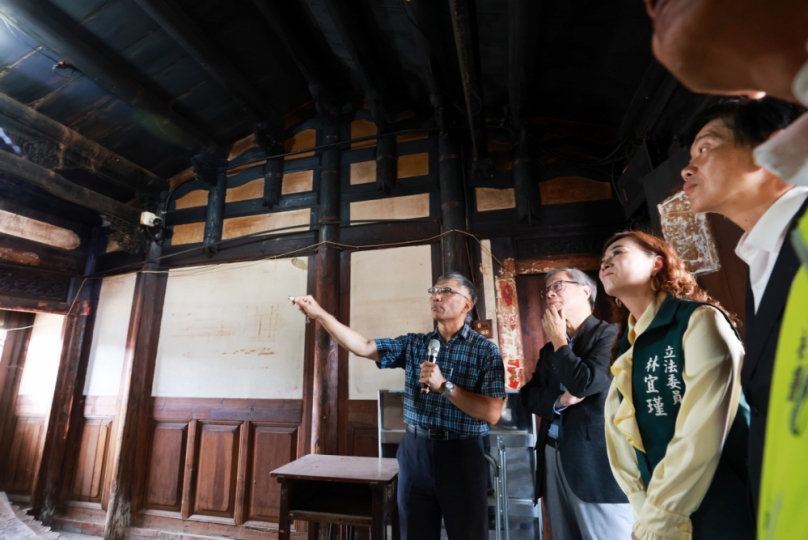 關心臺南市文化資產災後復原 文化部長李遠：重建不只是重建而是要變得更好