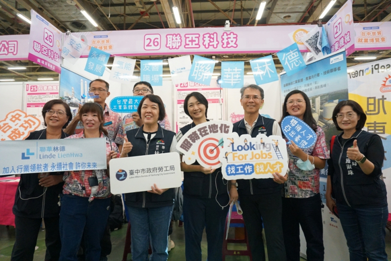 中市府就博會吸引上千名求職者參與  媒合率達6成