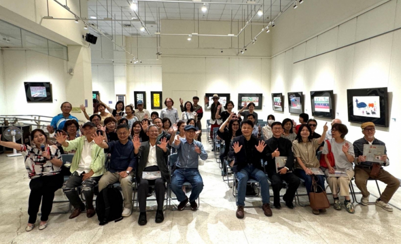 畫筆裡的青春少年兄！中市「鳥魚‧魚鳥」黃票生特展 帶您重返藝術初心