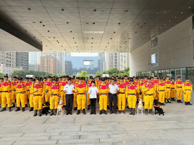 深化國際合作 提升救援技術  台中消防搜救犬隊前往德國訓練交流