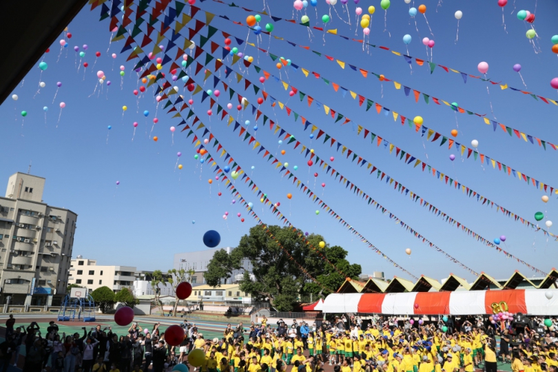 富春國民小學80週年校慶熱鬧登場  展現飛行教育特色成果