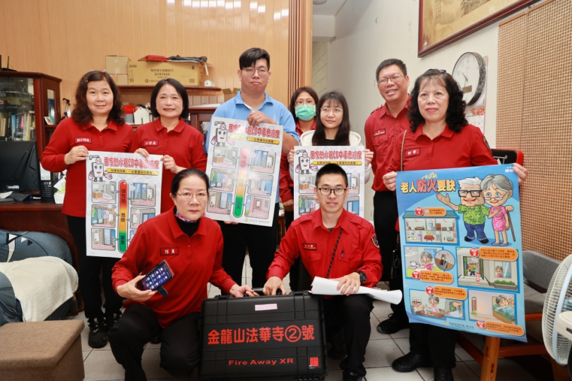 宣導防災避免一氧化碳中毒 民眾體驗「虛擬實境滅火」